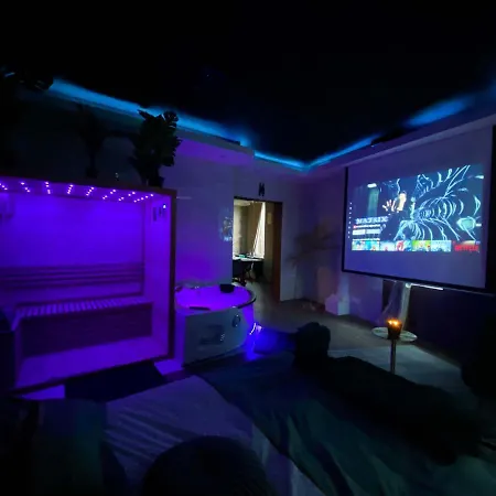 Capsule Egypte - Jacuzzi - Sauna - Billard - Netflix&home Cinéma - Nintendo Switch&jeu - Apartamento Crespin (Nord)